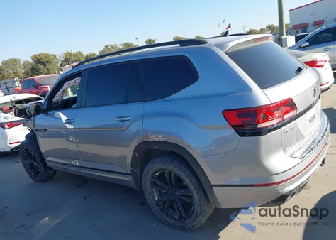 2023 Volkswagen Atlas 3.6L V6 Sel R-Line Black from USA, damaged, VIN 1V2SR2CA8PC528178
